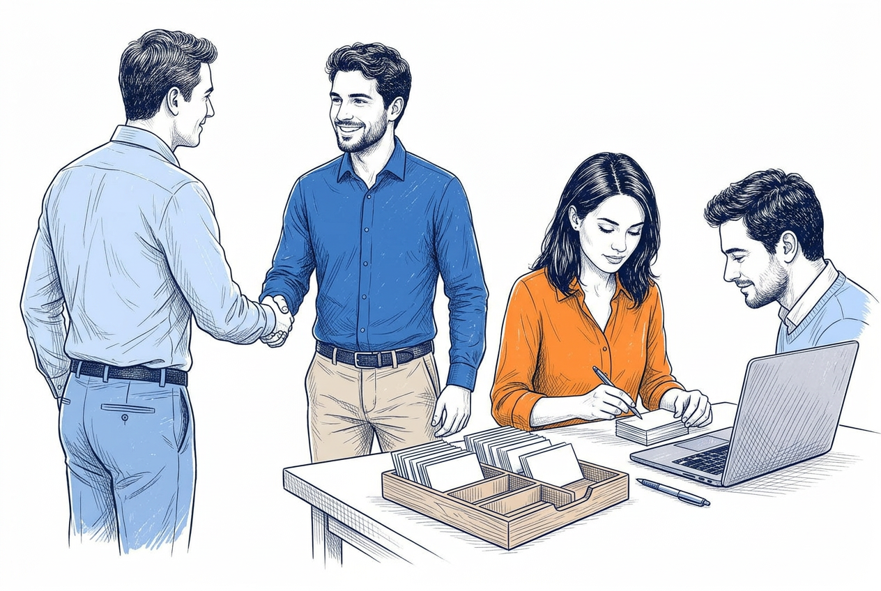 Illustration representing Lead Generation & Automation, a Rha Marketing service